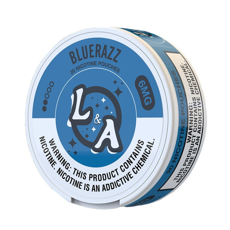 L&A Bluerazz Nicotine Pouches (20 Pouches/Can)