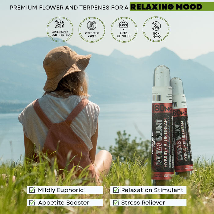 Green Herbal Care GHC Delta-8 THC Blunt Best Sales Price - CBD