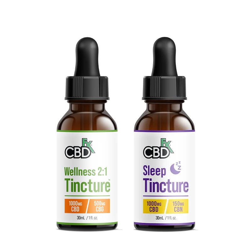 CBDfx Morning & Night Tincture Set