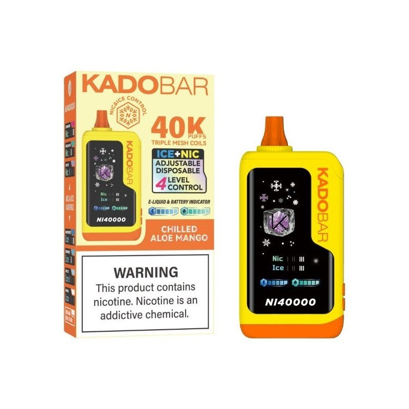 Kado Bar NI40000 Ice+Nic Control Disposable Vape (24ml, 5%)