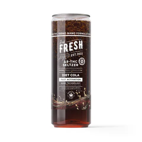 D9 Nano Diet Cola THC Seltzer - 100mg - Fresh