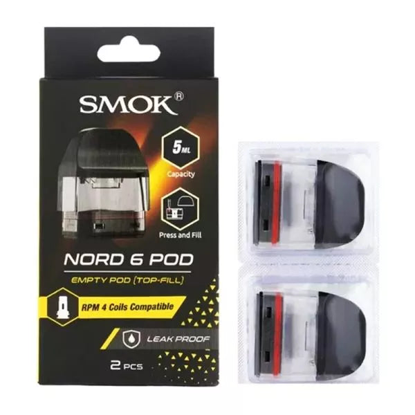 Smok Nord 6 Replacement Pods 2 Pcs