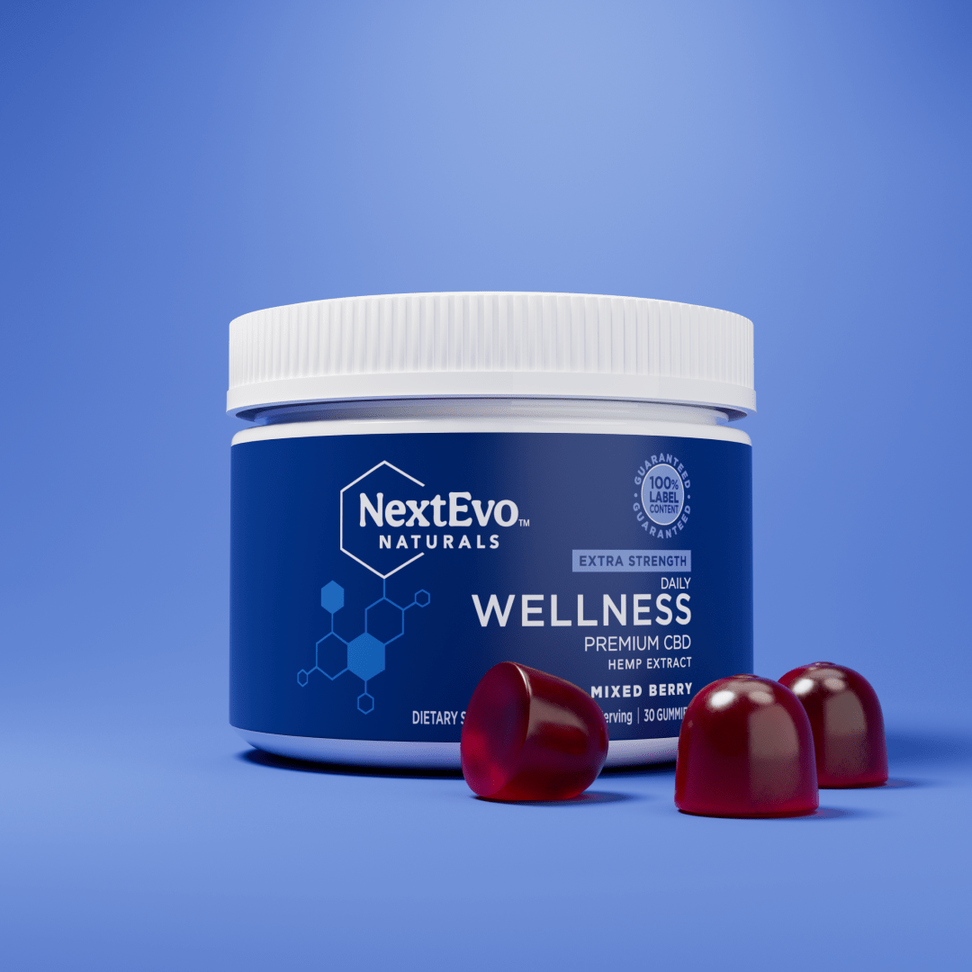 Extra Strength Daily Wellness Premium CBD Gummies 20mg 30ct