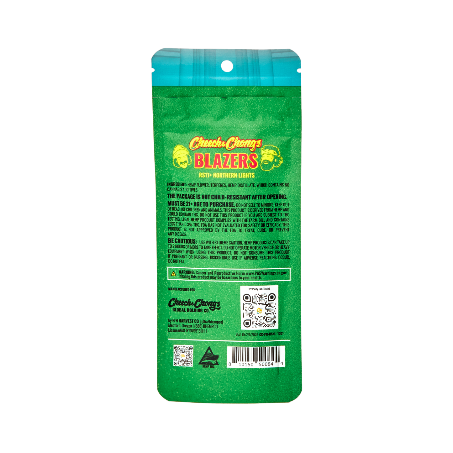 Cheech and Chongs Blazers – RS11+ Northern Lights- Preroll — Direct From Cheech & Chong