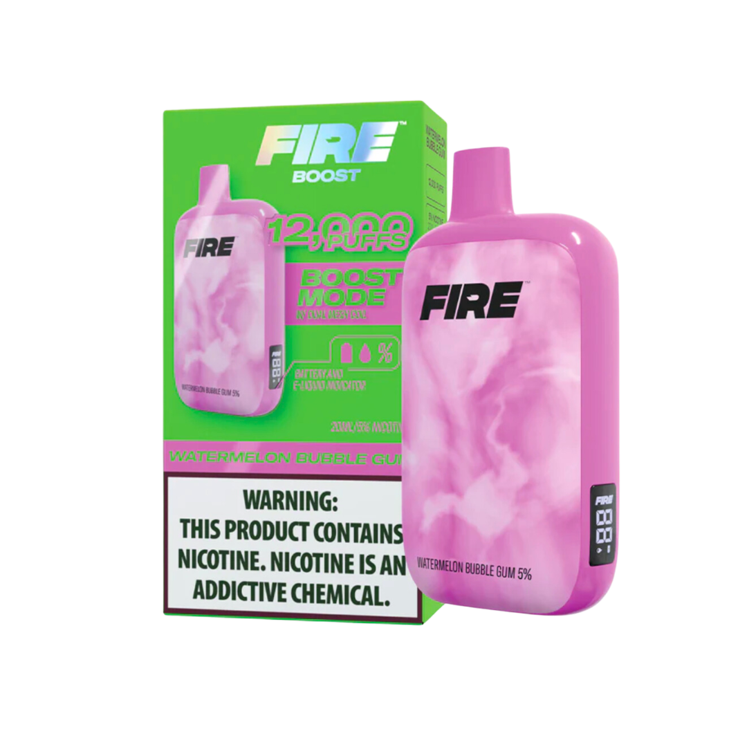 FIRE BOOST Disposable (12,000 Puffs) 20ml Liquid | Short Circuit Protection Best Sales Price - Disposables