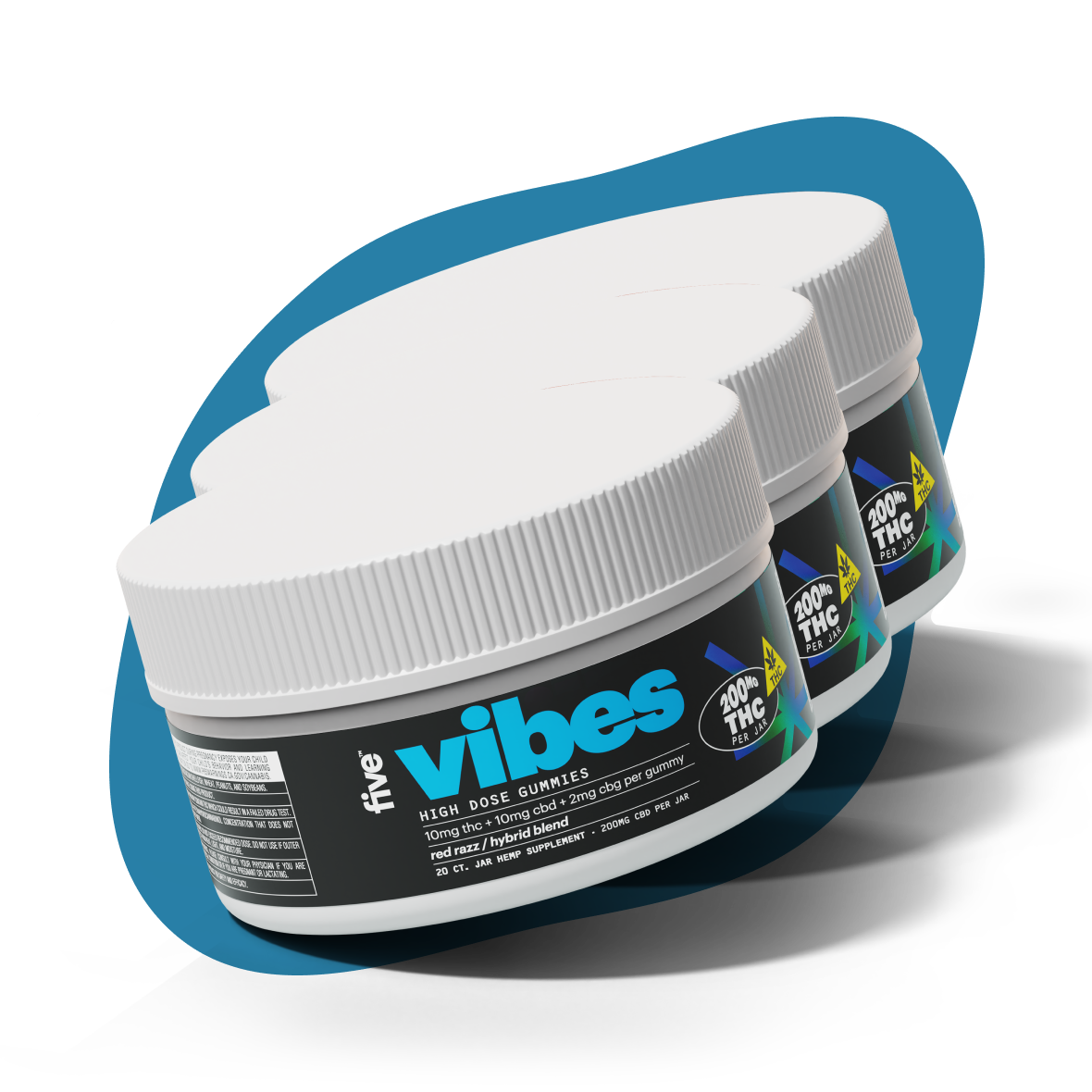 Five CBD hybrid vibes delta-9 thc mood gummies
