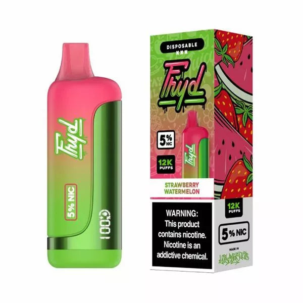 Fryd 12000 Puffs Disposable Vape 12K Puffs w/ LCD Display - Strawberry Watermelon