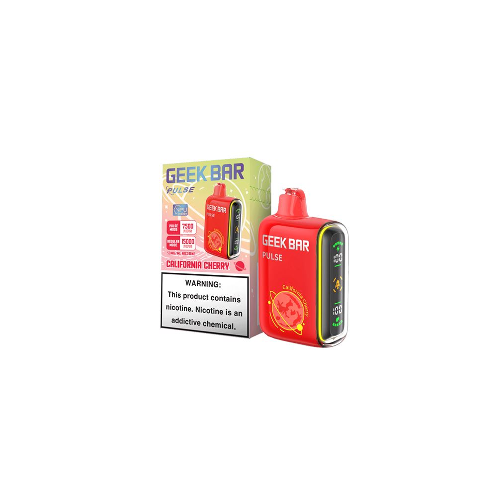 Cherry Flavor Geek Bar Geek Bar Pulse California Cherry Top Disposable  Vapes 2026