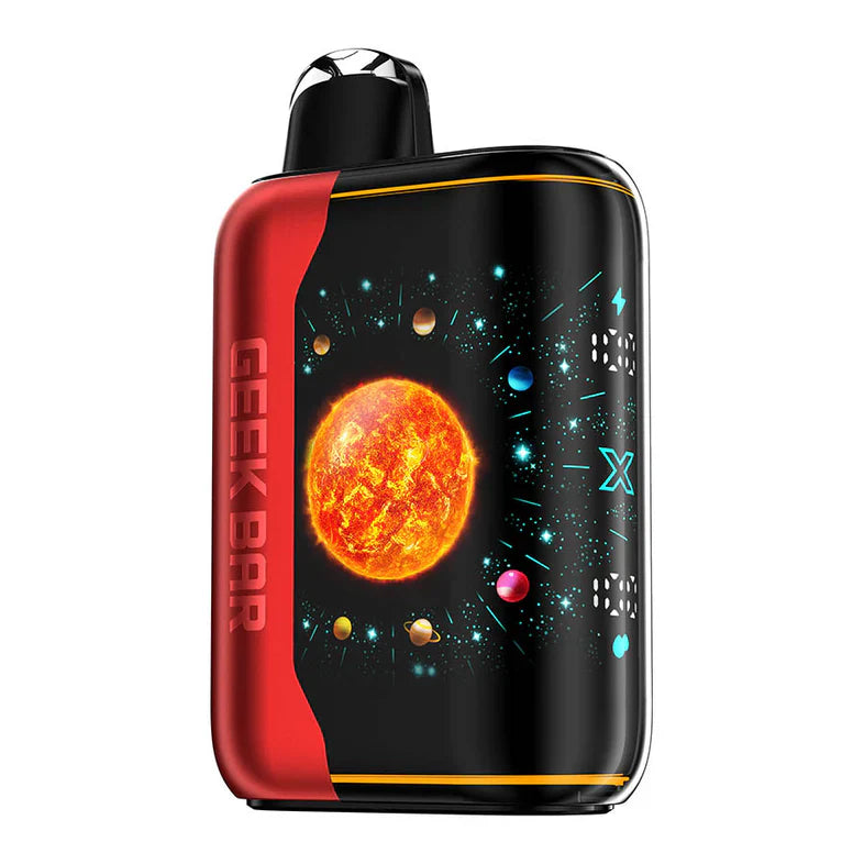 Strawberry Twist lce Geek Bar Pulse X 25K Platinum Edition Disposable Vape