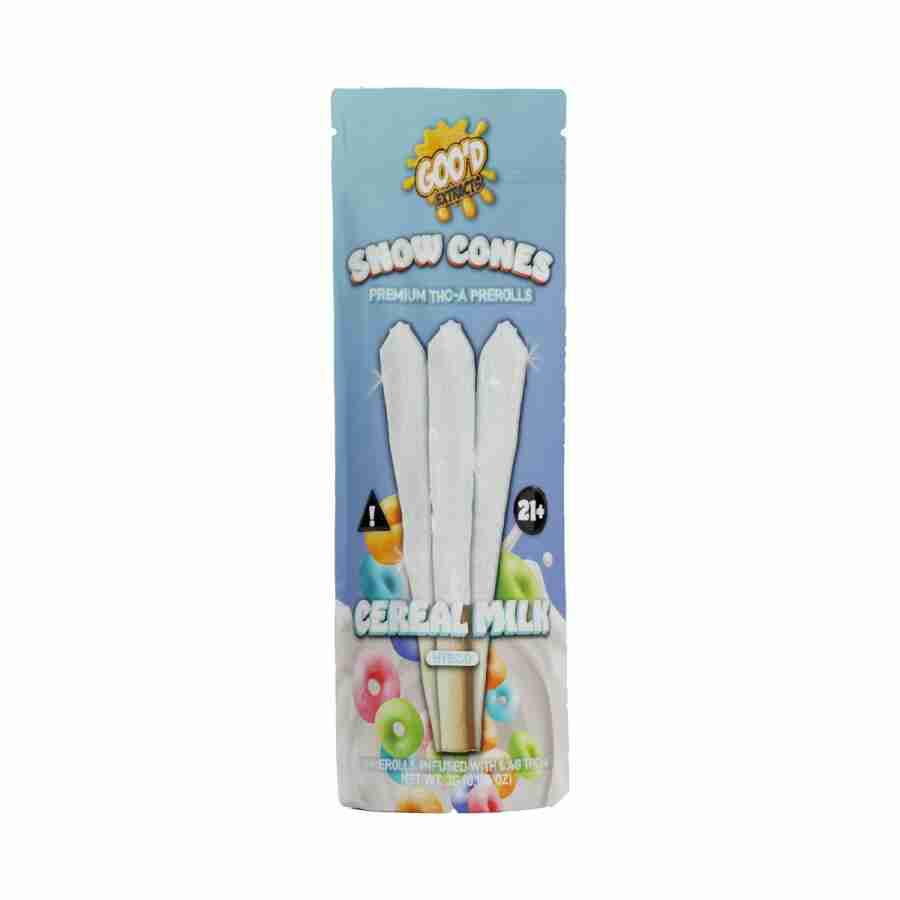 Goo’d Extracts Snow Cones THCA Diamonds 1 Gram Wedding Cake 3pc Best Sales Price - Pre-Rolls
