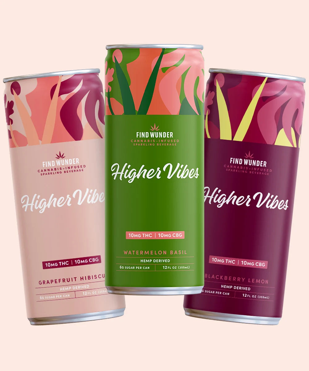 Find Wunder Beverages Higher Vibes 12oz Bundle Best Sales Price - Edibles