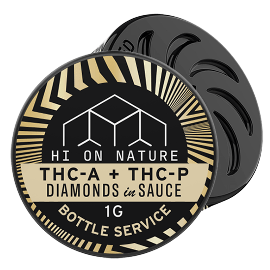 Hi On Nature 1g DAB DIAMOND - THC-A + THC-P - BOTTLE SERVICE Best Sales Price - CBD