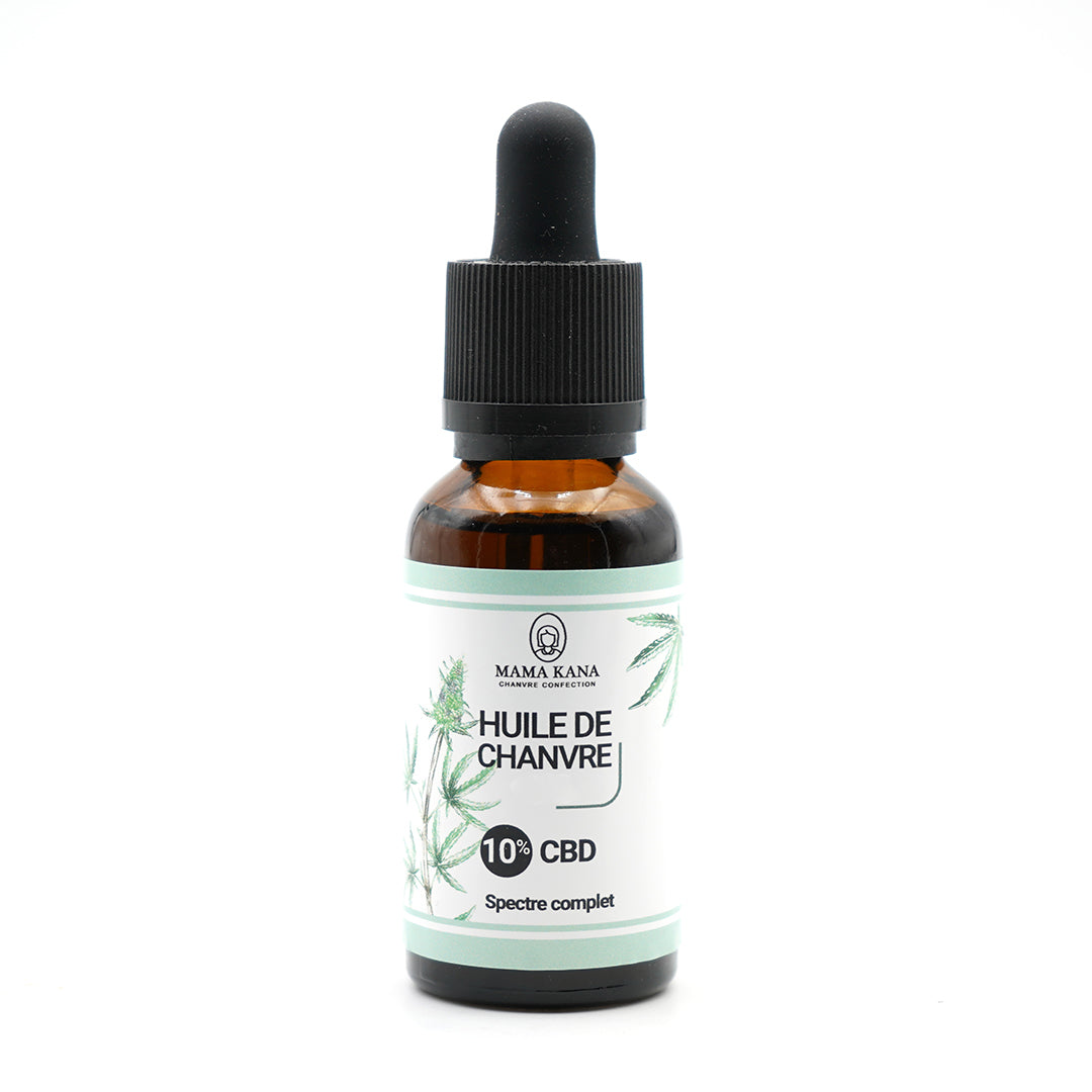 MAMA KANA CBD Huile 10% de CBD Full Spectrum π«π· Best Sales Price - Tincture Oil