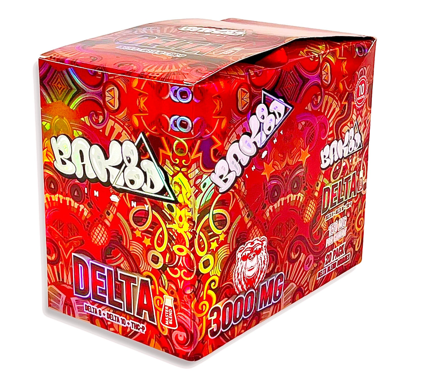 BAK8D Master Blend - Delta Blend - 3000mg 20CT Gummies Best Sales Price - Gummies