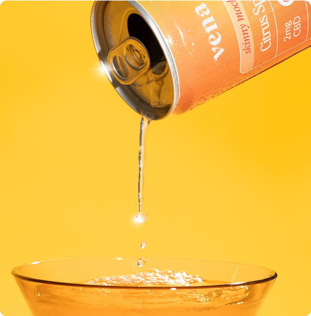 Vena CBD Happy Tonix Seltzers | Skinny Mocktails THC Drink