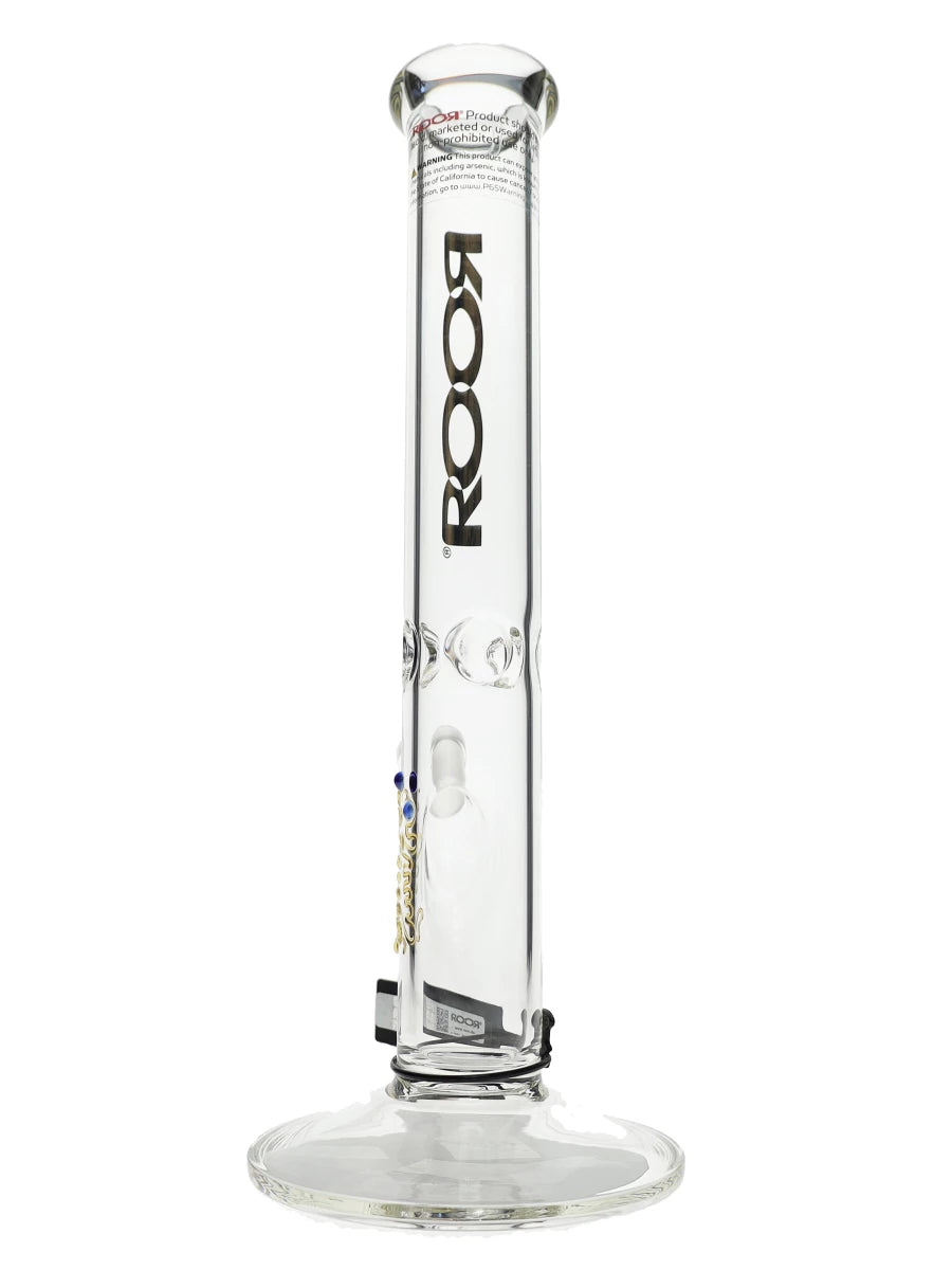 ROOR 14″ Gold Straight Tube 45x5mm Water Pipe