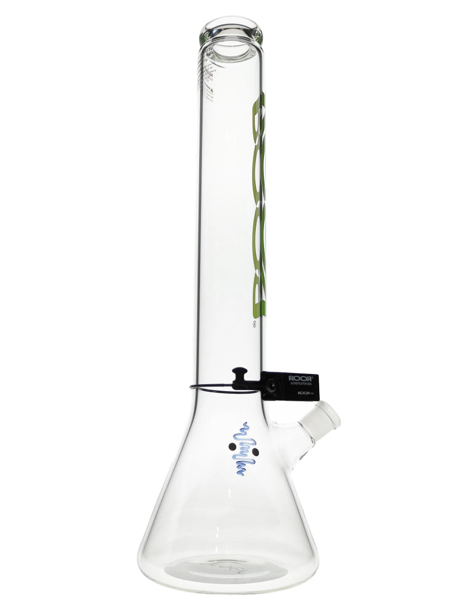 18″ ROOR Zeaker Green 60x5mm Beaker Bong Best Sales Price - Bongs