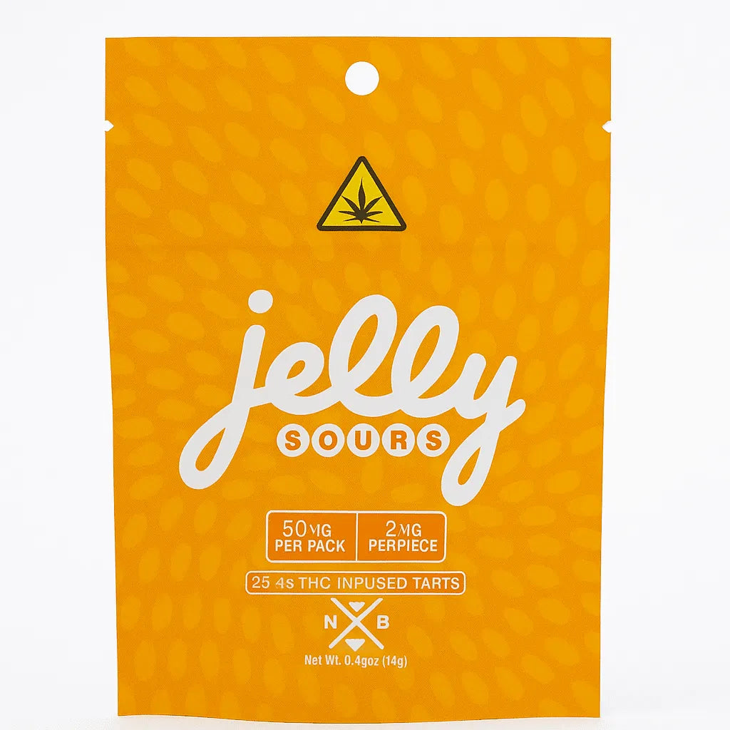 Jelly Sours – Delta-9 THC Infused Tarts (50mg per pack)