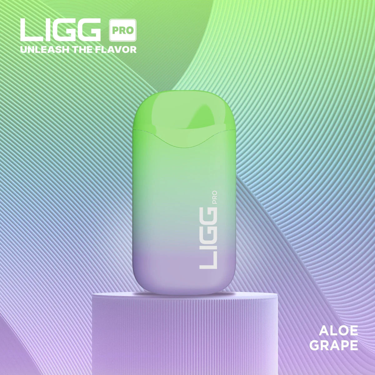 Ligg Pro 5500 Puffs Disposable Vape - Aloe Grape