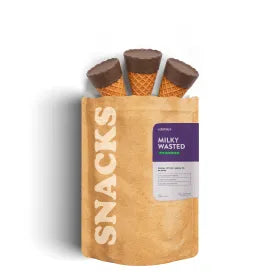 Euphoria waffle cones Milky Wasted Waffle Cones - D8, THCP Edobles