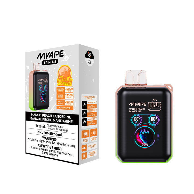 MVAPE Triplus Disposable Vape - Mango Peach Tangerine
