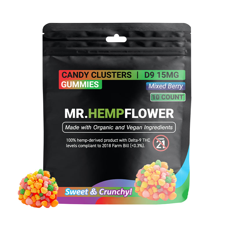 Nerd Cluster Edibles – 15mg THC, 10-Pack Best Sales Price - Gummies