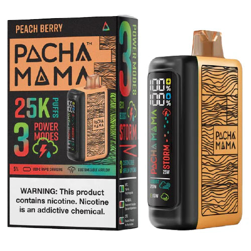 Pachamama 25000 Puffs Disposable Vape 25K - Peach Berry