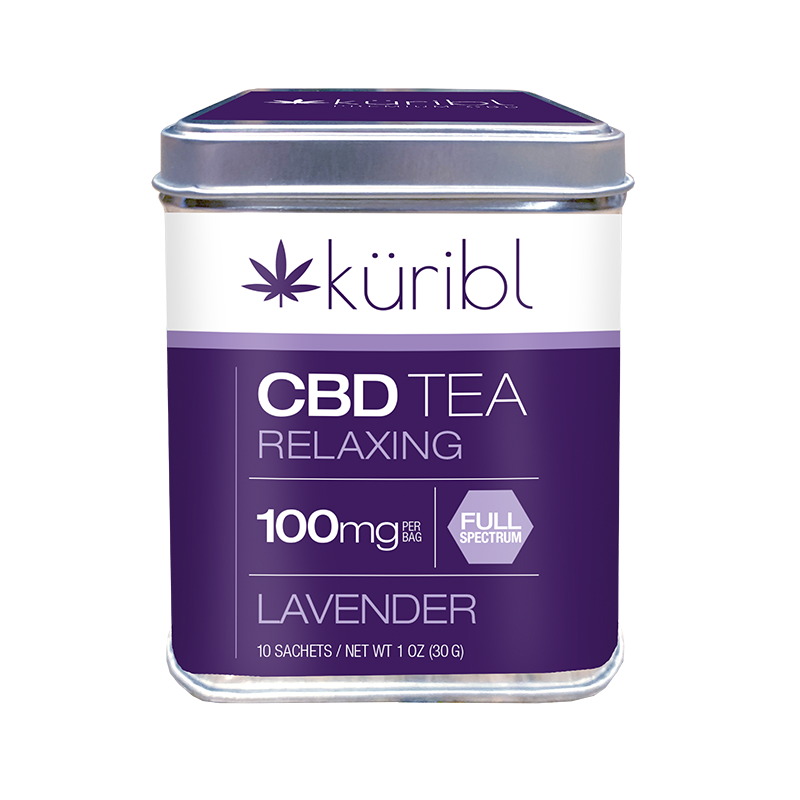 Full Spectrum CBD Tea with Relaxing Lavender – Küribl Best Sales Price - Seltzers