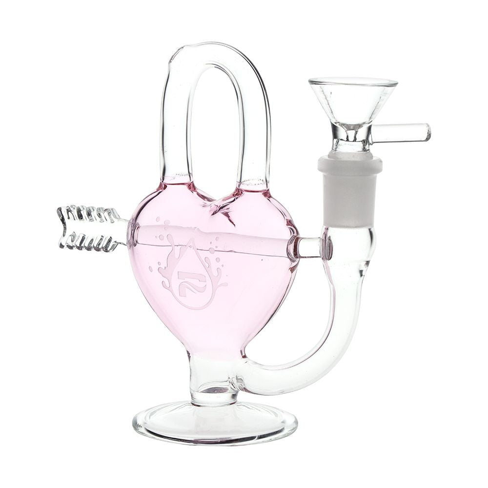 Pulsar Arrow Heart Glass Water Pipe