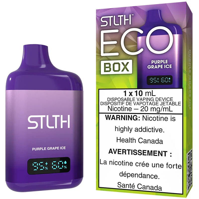Purple Grape Ice STLTH Eco Box Disposable Vape