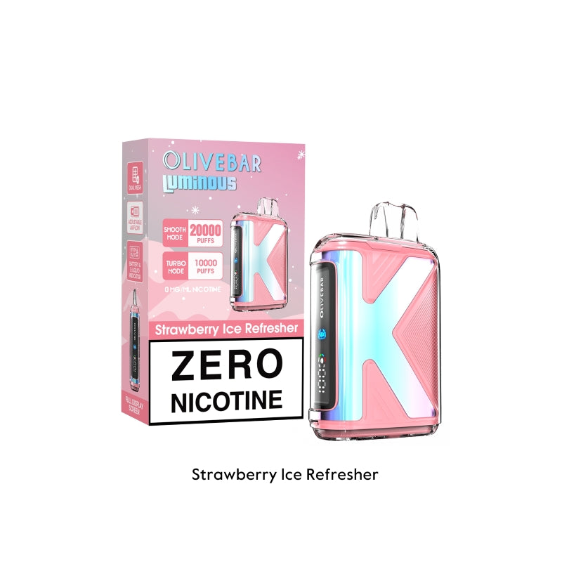 Olive Bar Luminous 20K Nicotine Free Disposable Vape 0% 650mAh (20000 Puffs)