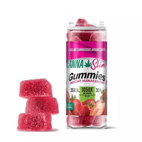 THCV, CBD, CBDV Weight Management Gummies - 35mg - Canna Slim Best Sales Price - Gummies