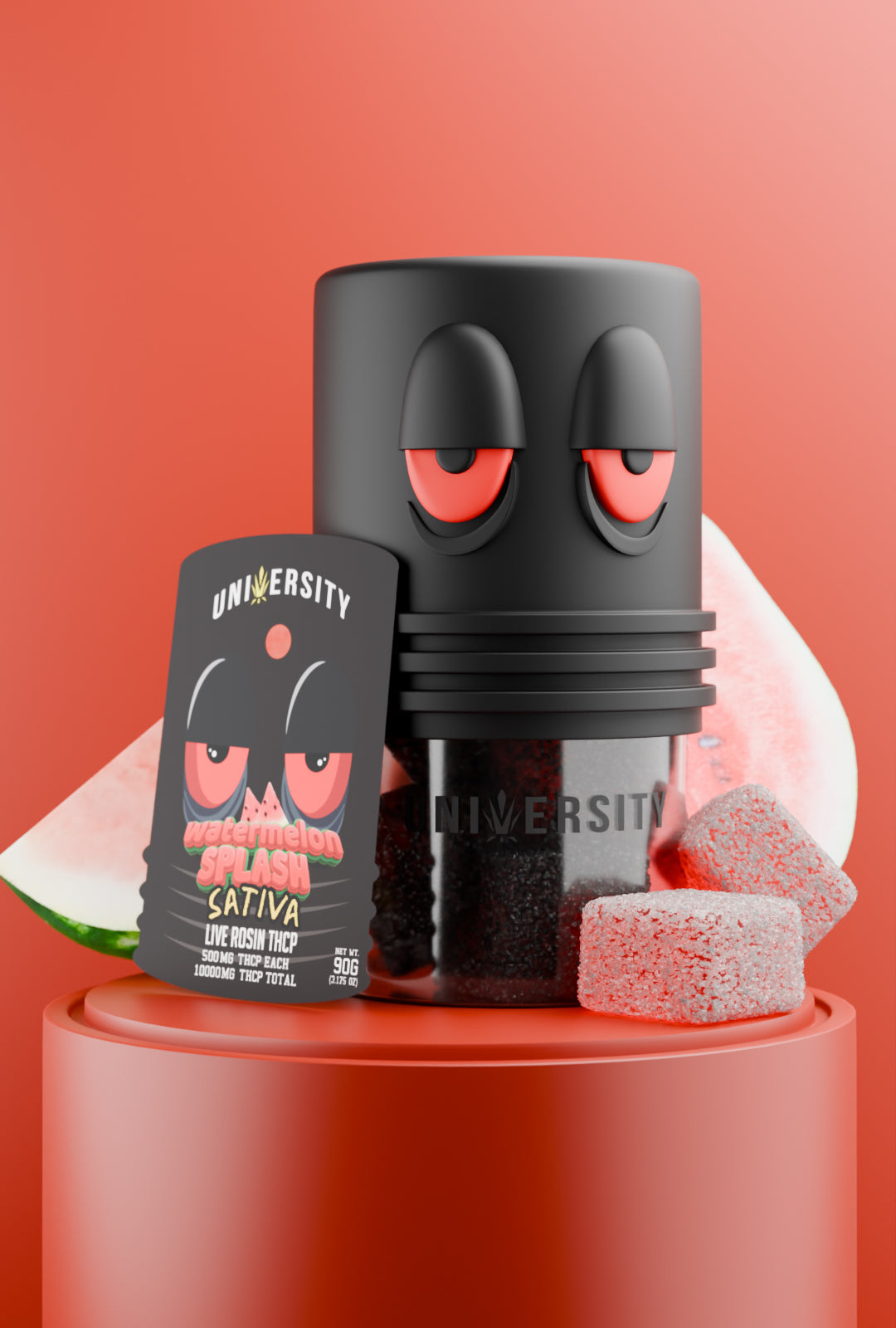 Watermelon Splash – THCP Live Rosin Premium Gummies