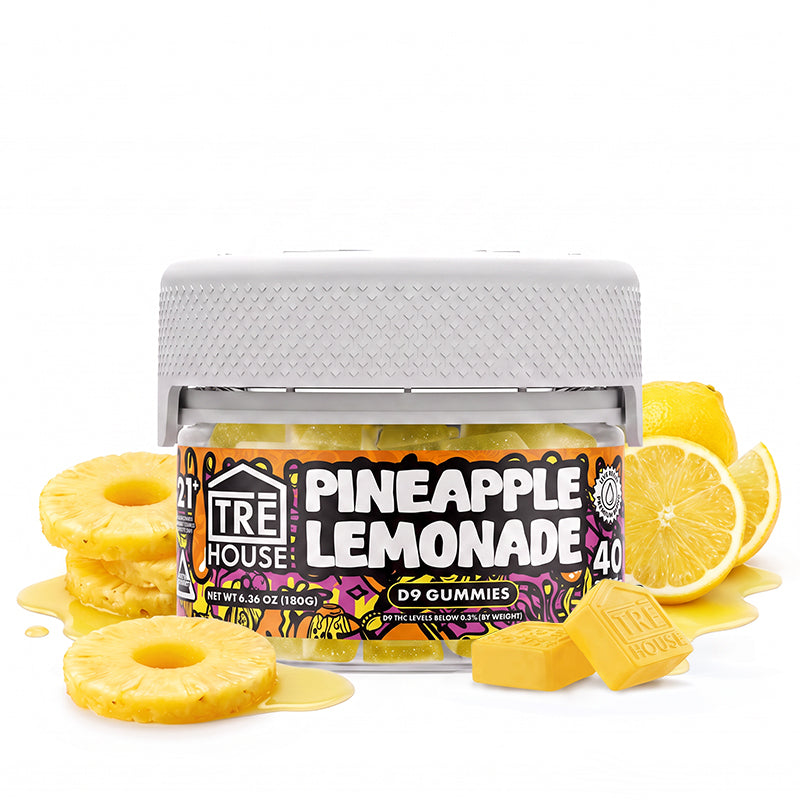 Tre House Pineapple Lemonade Delta 9 Gummies + CBD Best Sales Price - Gummies