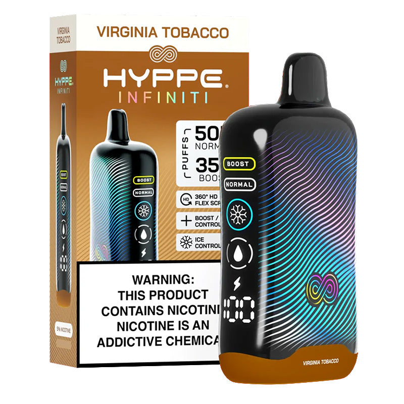 Virginia Tobacco Hyppe Infiniti 50K Disposable Vape 5% (50000 Puffs)