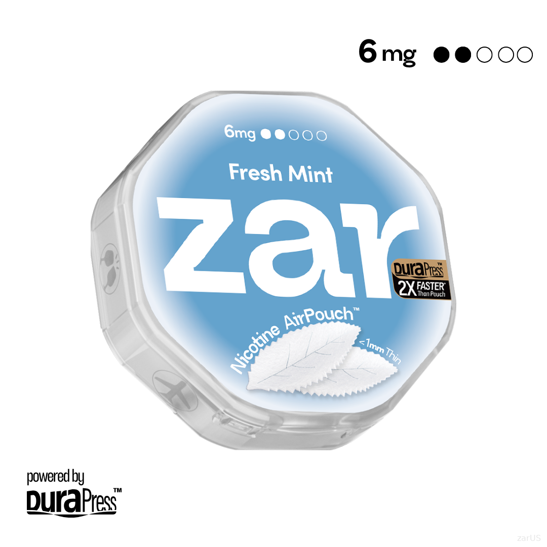zar Fresh Mint 6mg Best Sales Price - Pouches