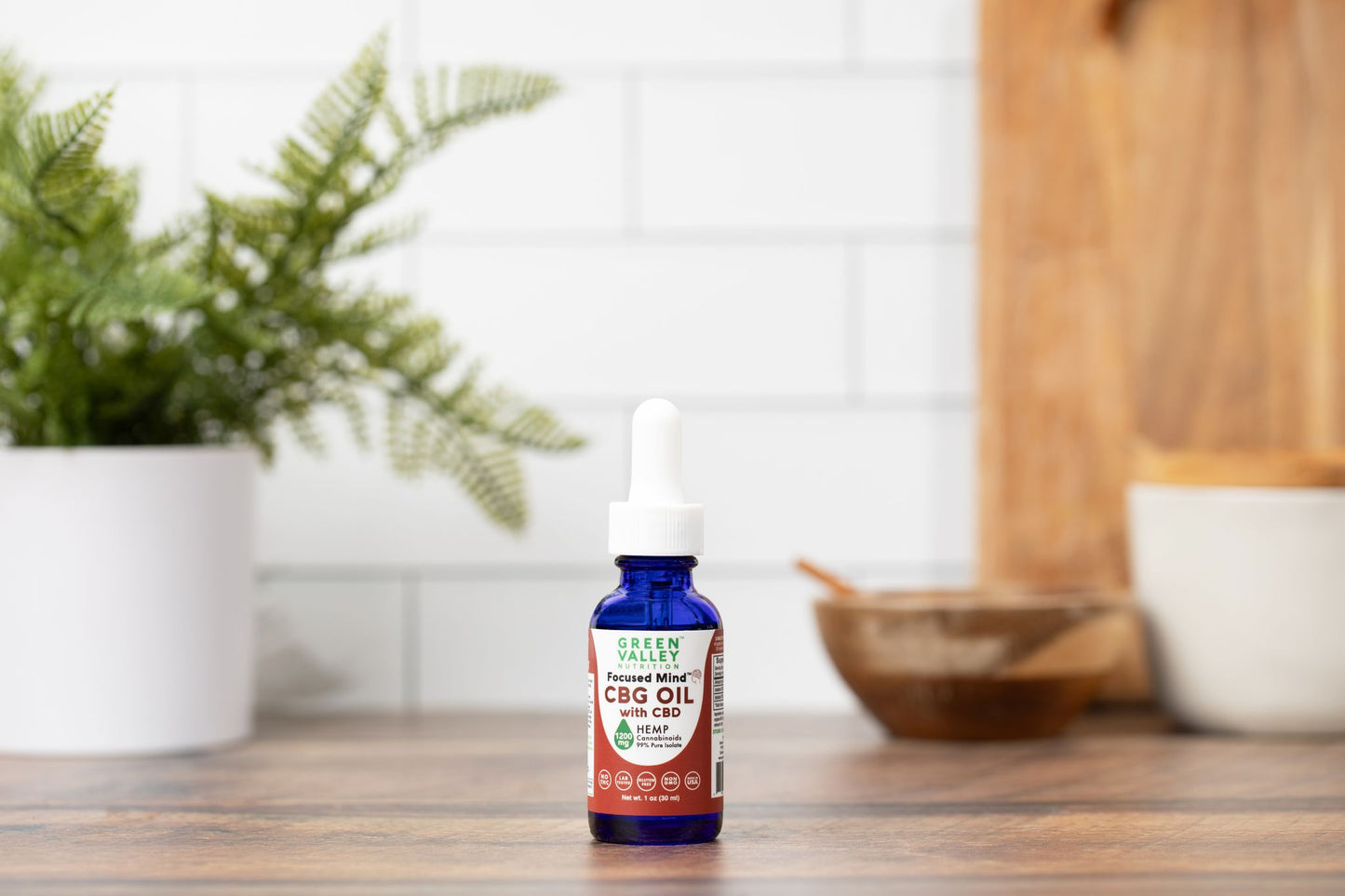 Focused Mind™ CBG Oil Drops - 1200mg Best Sales Price - Tincture Oil