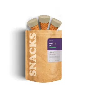 Euphoria waffle cones White Out Waffle Cones - D8, THCP Edobles