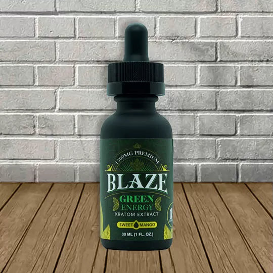 Blaze Kratom Extract GREEN ENERGY Tincture Best Sales Price - Kratom