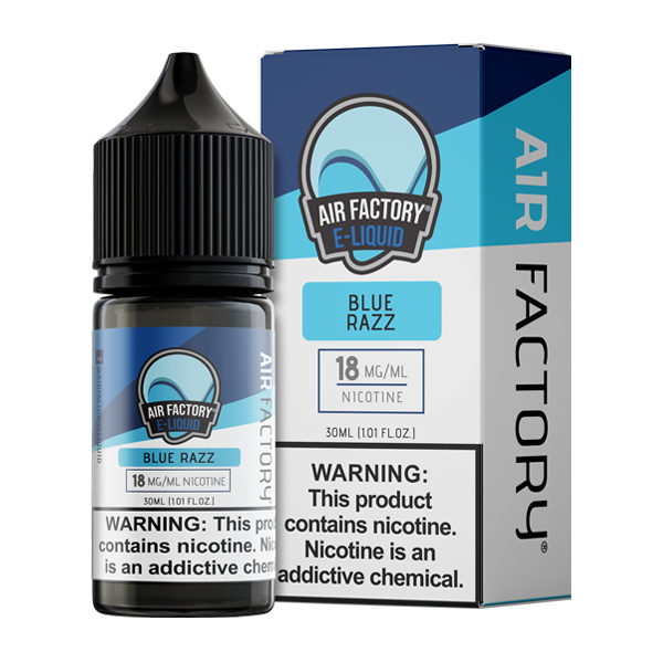 Blue Razz Air Factory Salt Nic Vape Juice Best Sales Price - Salt Nic Vape Juice