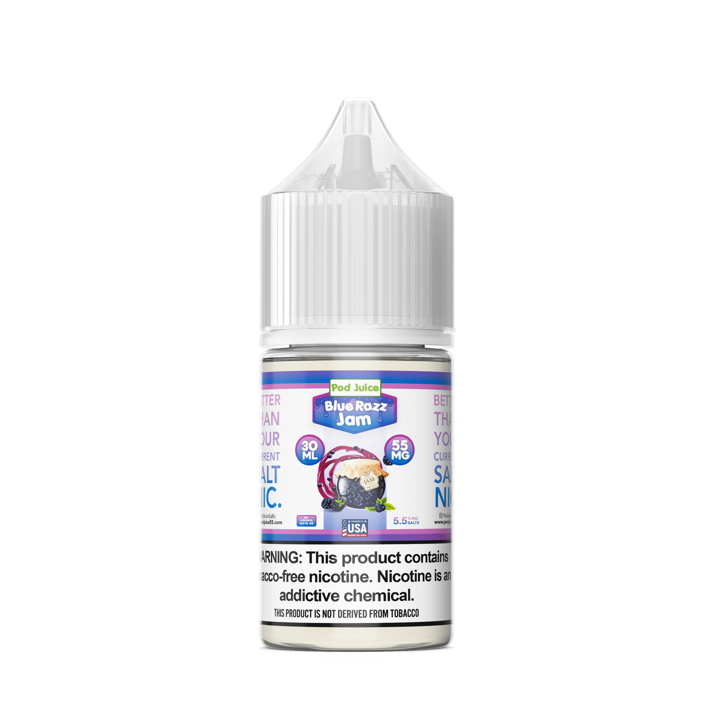 Blue Razz Jam Pod Juice Best Sales Price - eJuice