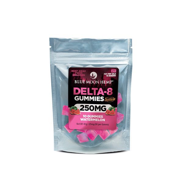 Blue Moon Hemp Delta 8 Watermelon Gummies 250mg-2000mg Best Sales Price - Gummies
