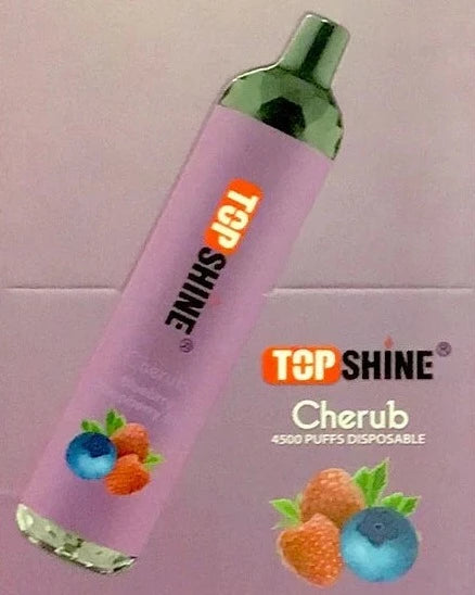 Blueberry Raspberry Top Shine Cherub Disposable Vape 4500 Puffs Best Sales Price - Disposables