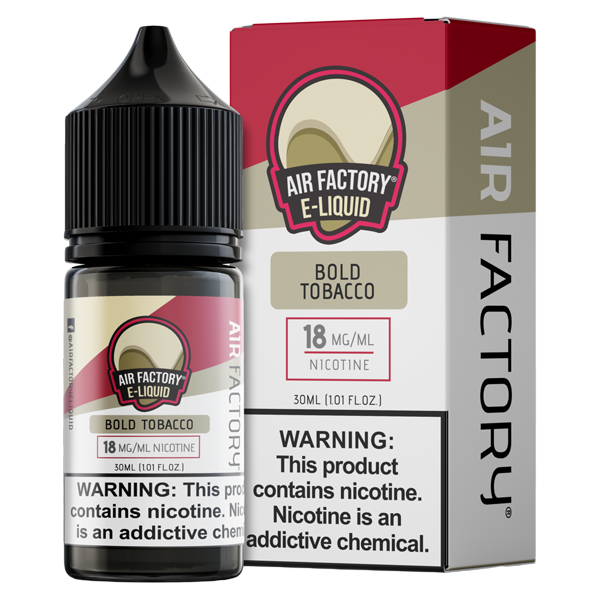 Bold Tobacco Air Factory Salt Nic Vape Juice Best Sales Price - Salt Nic Vape Juice