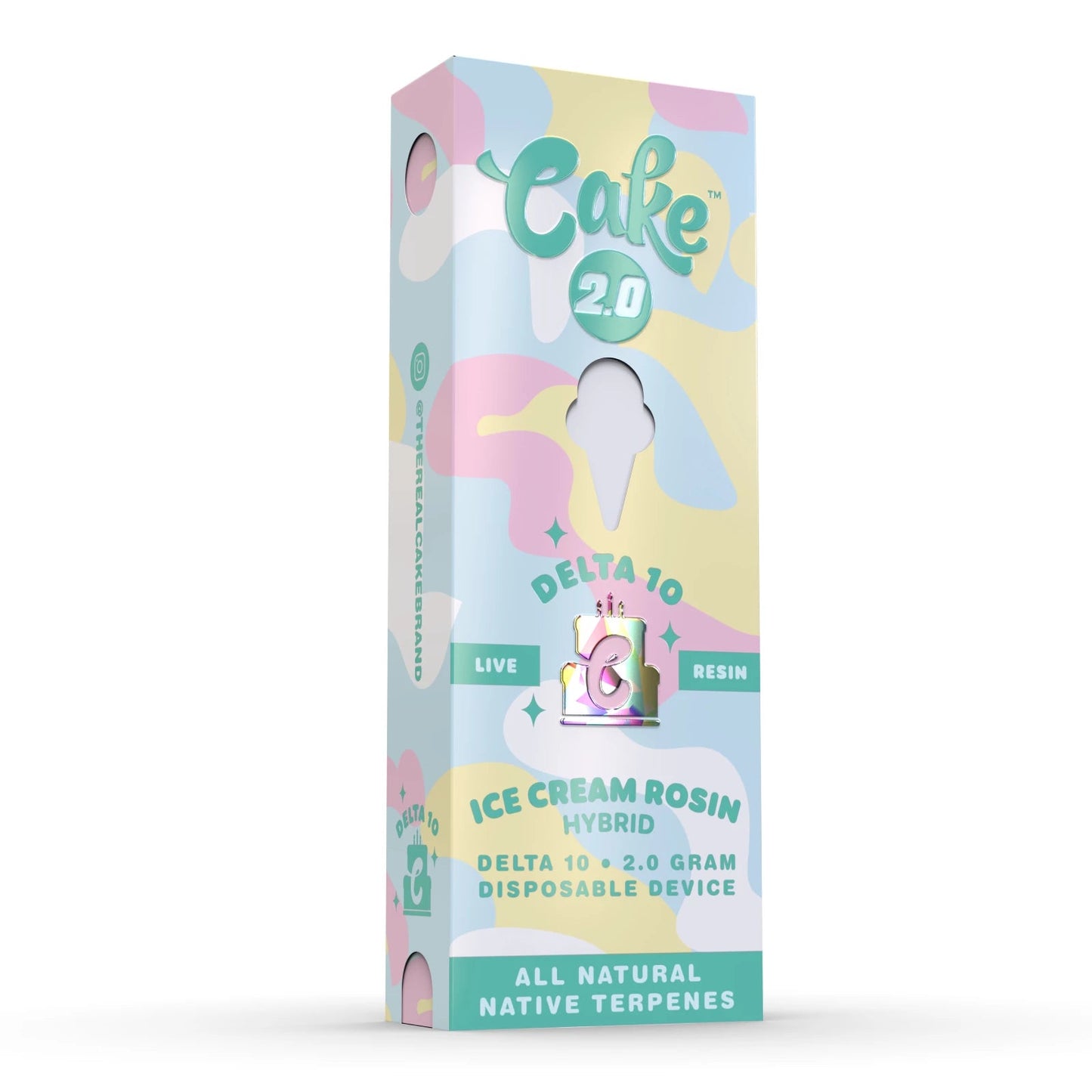 Cake Delta 10 Live Resin Disposables (2.0g) Best Sales Price - Vape Pens