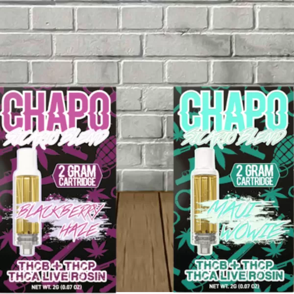 Chapo Extrax Live Rosin Sicario Blend Cartridge 2g – TenVape