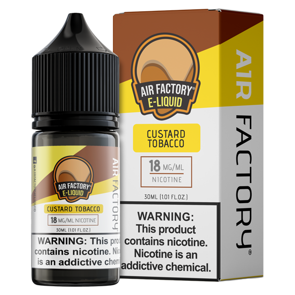 Custard Tobacco Air Factory Salt Nic Vape Juice Best Sales Price - Salt Nic Vape Juice