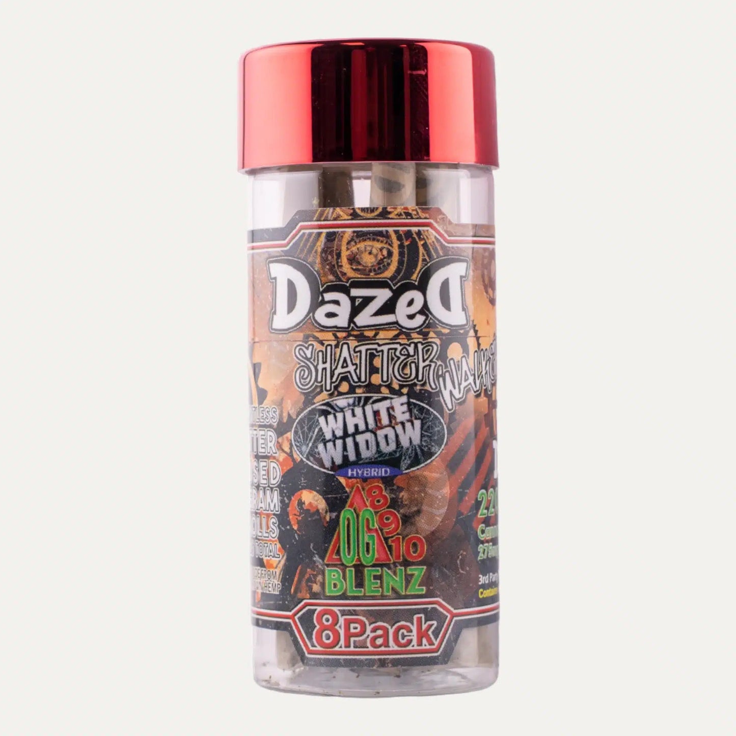 DazeD8 OG Blenz Shatterwalkerz 8-Pack Pre-Rolls (1.5g) Best Sales Price - Pre-Rolls