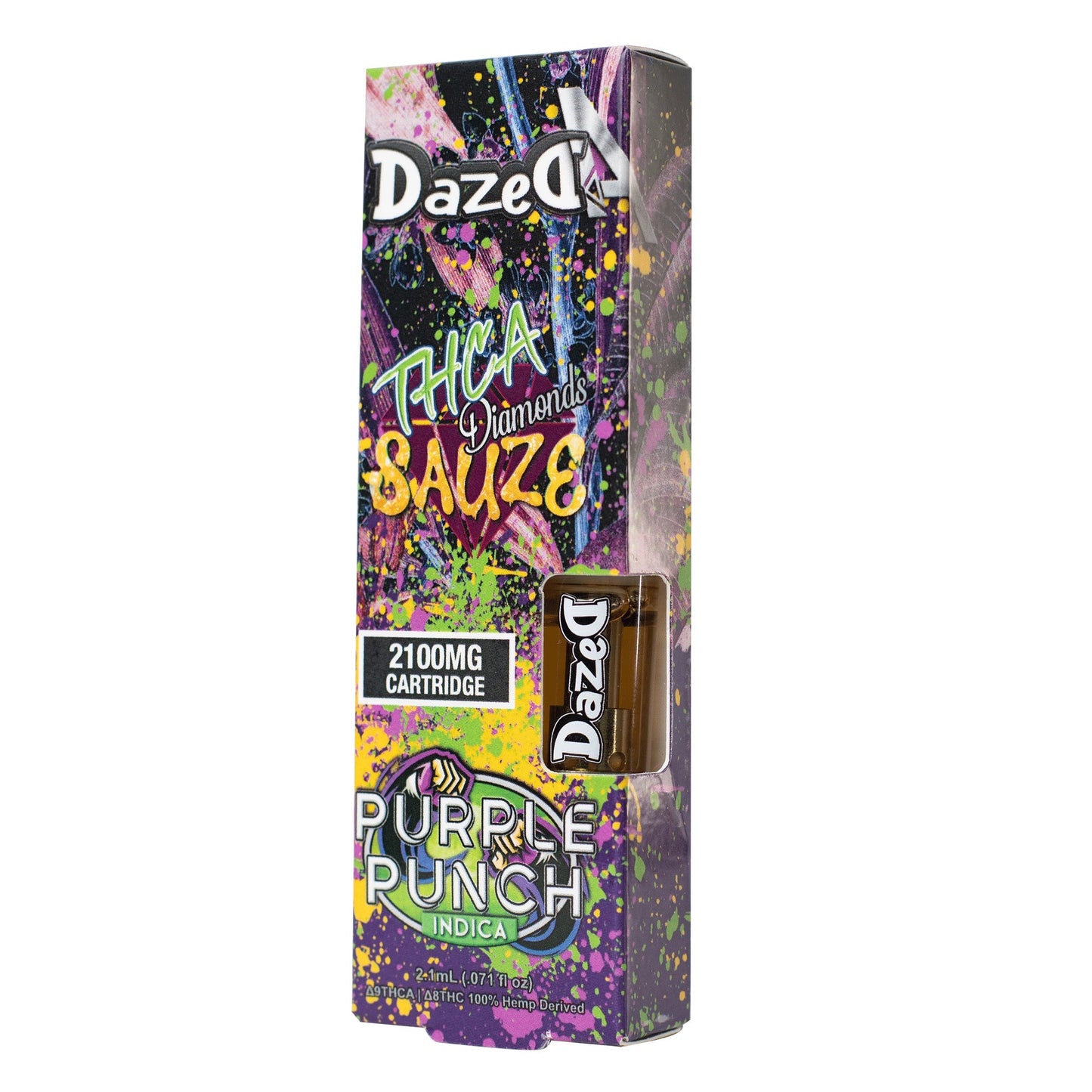 DazedA THCA Diamonds Sauze Cartridges (2.1g) Best Sales Price - Vape Cartridges