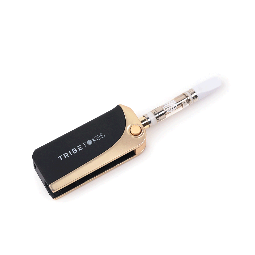 TribeTokes Delta 8 Vape Pen Starter Kit Saber Battery + Full Gram Ca